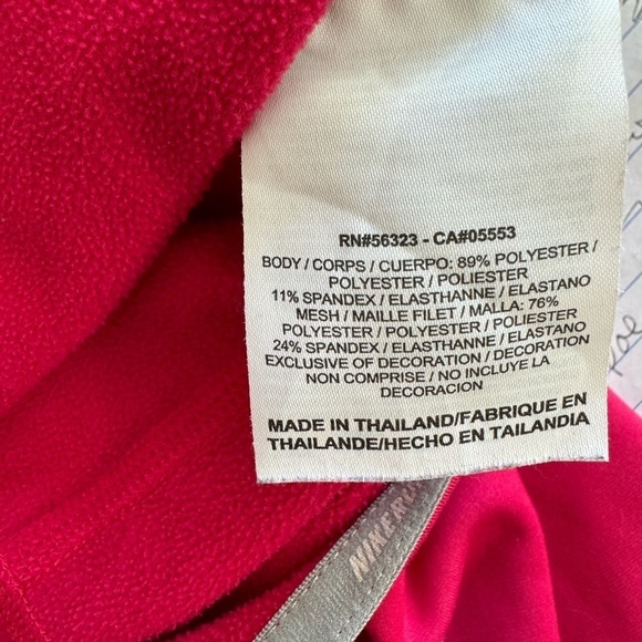 Nike Running Dri-fit long sleeve 1/4 zip pullover hoodie XS outdoor barbie - Picture 10 of 10